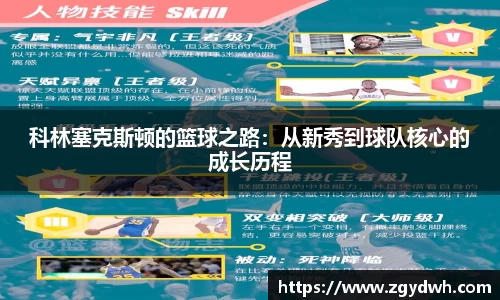 科林塞克斯顿的篮球之路：从新秀到球队核心的成长历程